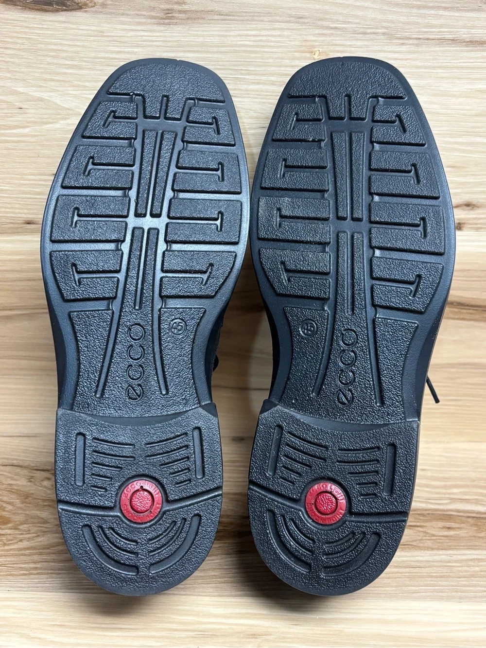 ECCO Helsinki 2.0 Mens Bike Toe Tie Black Leather Shoes size 11–1.5